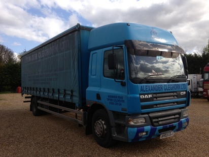 DAF CF65 SPACE CAB 4X2 EURO 4 CURTAIN SIDER