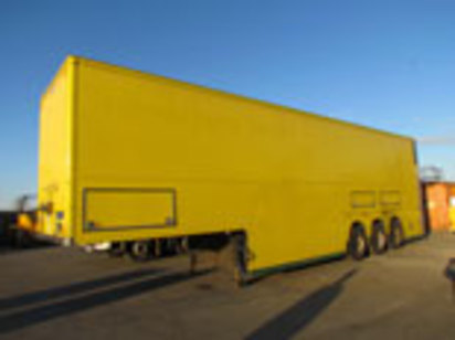 GRAY ADEMS DOUBLE DECK BOX TRAILER